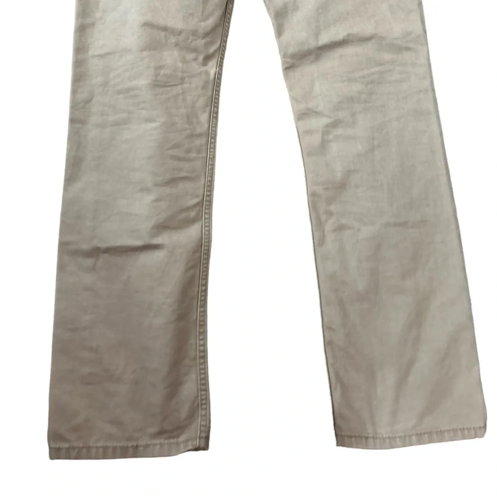 Levi's Men's Khaki Jeans Size 29x30‎ Beige Straight Fit 5-Pocket Design